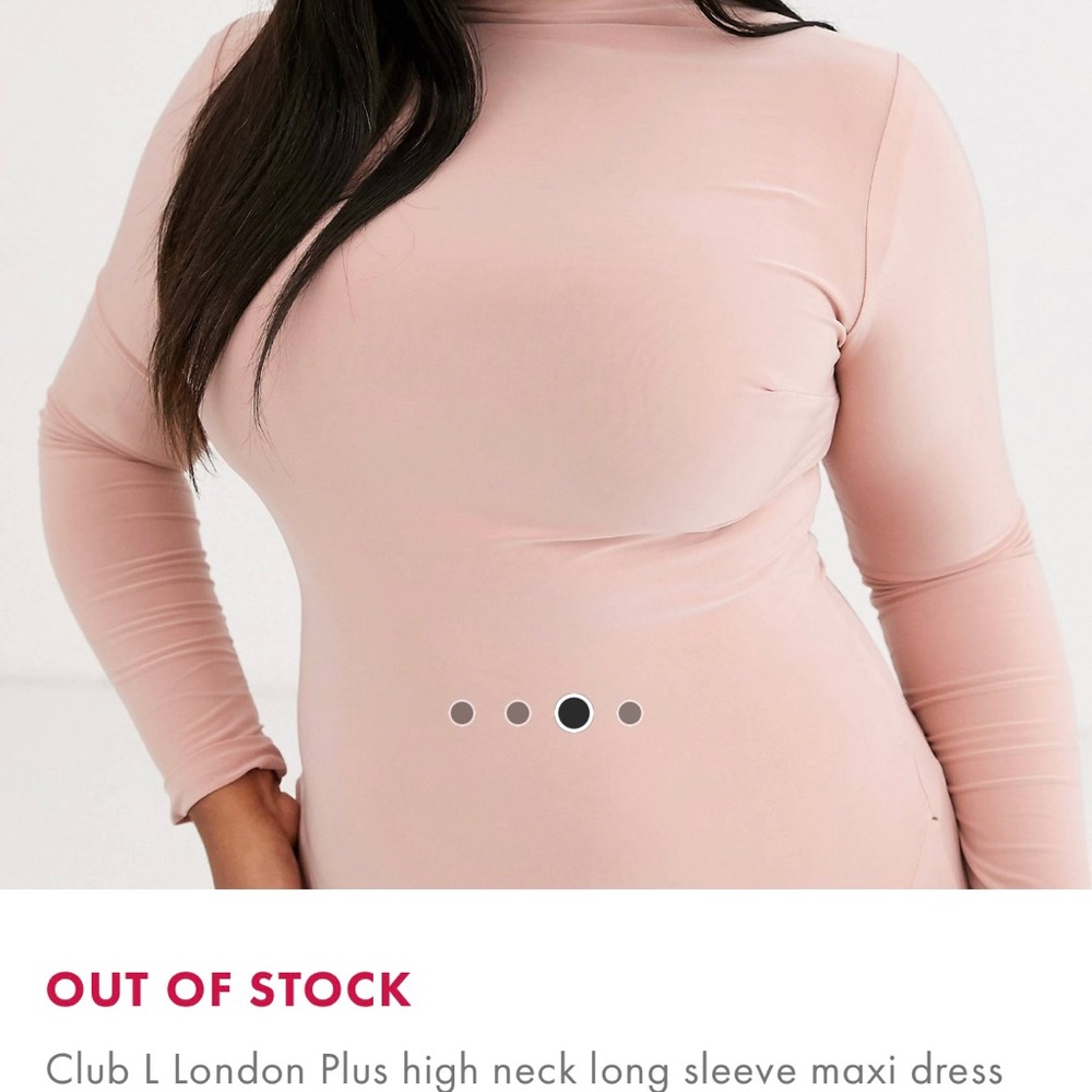 ASOS High neck Long sleeve maxi dress - Picture 5 of 11